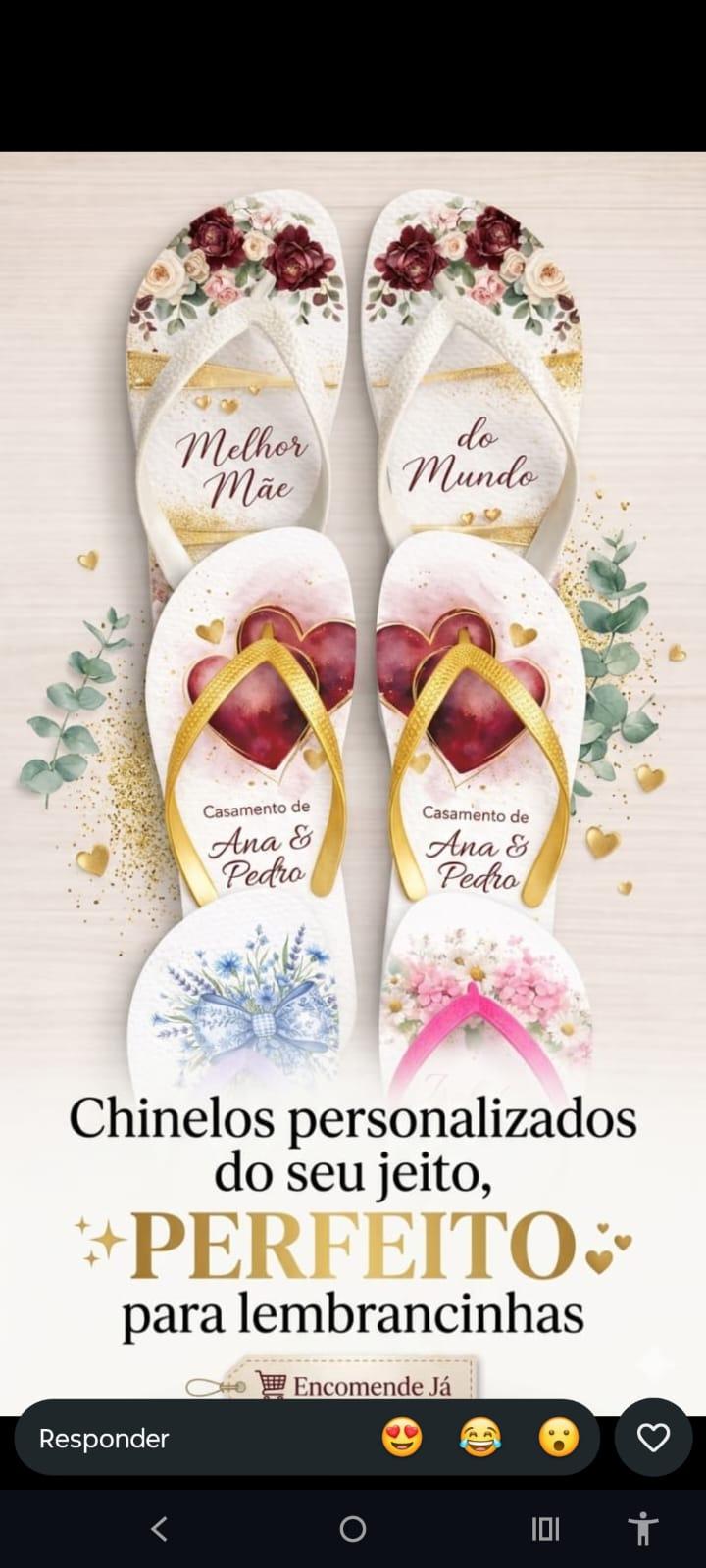Chinelo Personalizado